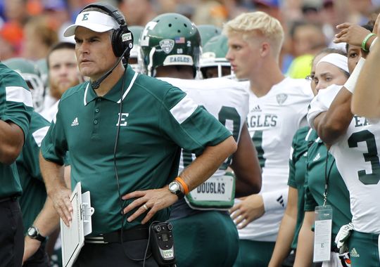 EMU Head Coach Chris Creighton (Kim Klement/USA Today Sports)