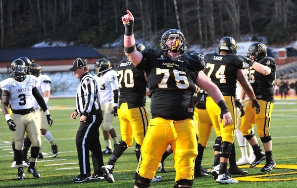 App State OG Parker Collins (Appalachian State Athletics/David Scearce)