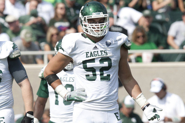 EMU DL Pat O'Connor (Patrick Record/The Ann Arbor News)