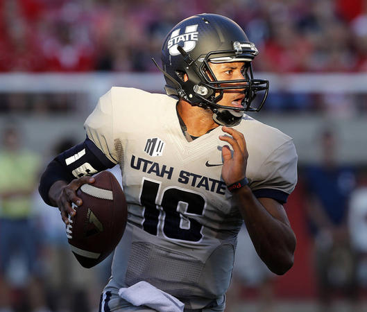 USU QB Chuckie Keeton (Photo Courtesy of Ravell Call/Deseret News)