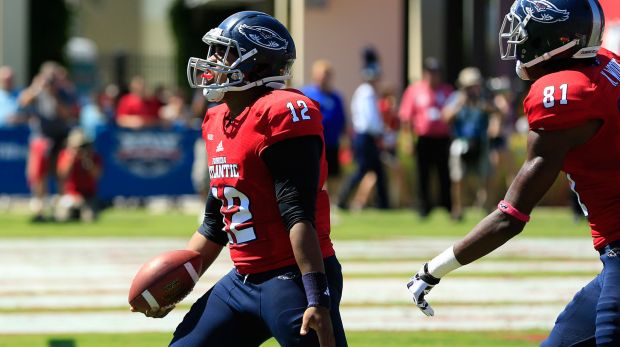 FAU QB Jaquez Johnson (Photo Courtesy of Robert Mayer/USA TODAY Sports)