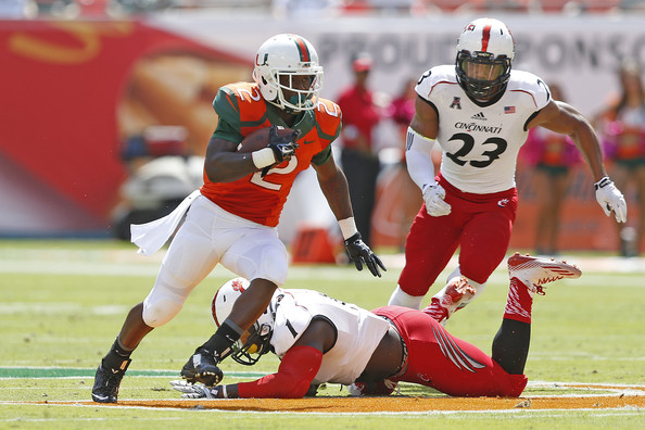 Miami RB Joseph Yearby (Photo Courtesy of Joel Auerbach/Getty Images North America)