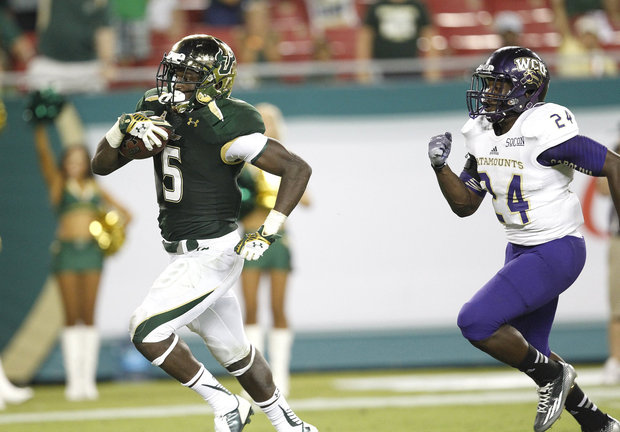 USF RB Marlon Mack (Photo Courtesy of Octavio Jones/Tampa Bay-Times)