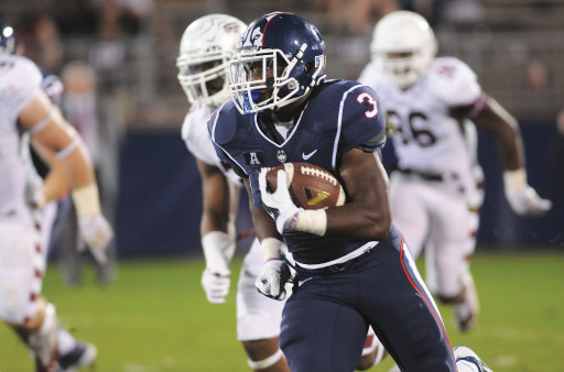UConn RB Ron Johnson (Photo Courtesy of Troy Caldeira/The Daily Campus)