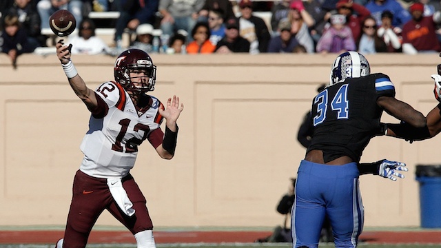 VT QB Michael Brewer (Photo Courtesy of Getty Images)