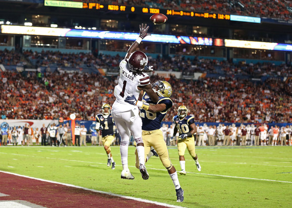 MSU WR De'Runnya Wilson (Photo Courtesy of Getty Images)