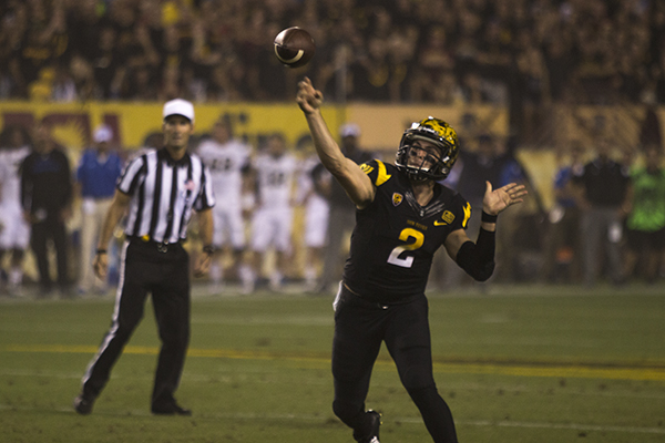 ASU QB Mike Bercovici (Photo Courtesy of Alexis Macklin/The State Press)