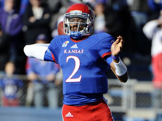 KU QB Montell Cozart (Photo Courtesy of John Rieger/USA TODAY Sports)