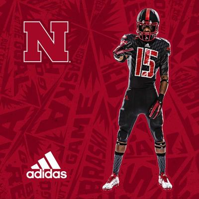 Adidas 2015 Alternate Nebraska Football Uniform