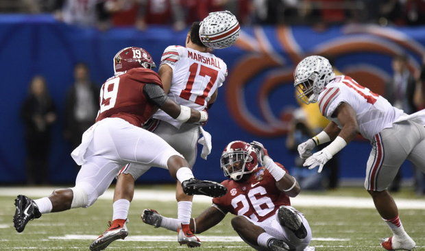 UA LB Reggie Ragland (Photo Courtesy of Vasha Hunt/al.com)