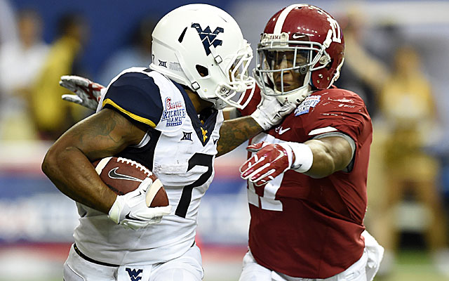 WVU RB Rushel Shell (Photo Courtesy of USATSI)