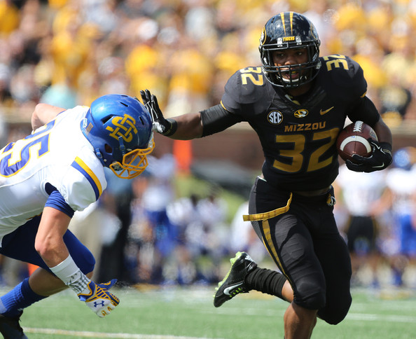 Mizzou RB Russell Hansbrough (Photo Courtesy of Ed Zurga/Getty Images North America)