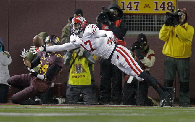UW S Tanner McEvoy (Photo Courtesy of Rick Wood/Milwaukee-Wisconsin Journal Sentinel)
