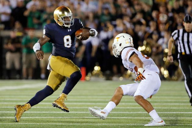 ND QB Malik Zaire (Photo Courtesy of Jon Durr/Getty Images)