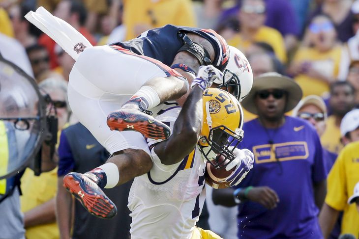 LSU RB Leonard Fournette (Photo Courtesy of Eri Schlegel/USA TODAY Sports)