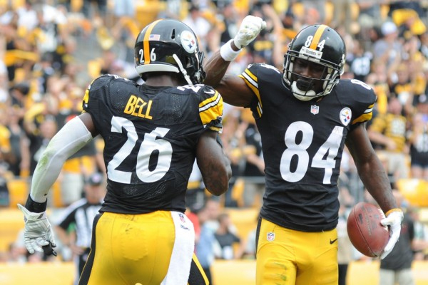Antonio Brown and Le'Veon Bell (Photo Courtesy of Getty Images)