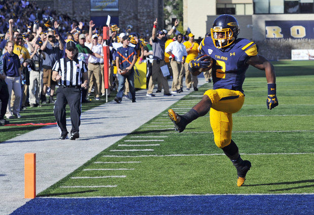 Toledo RB Terry Swanson (Photo Courtesy of AP Photo/David Richard)