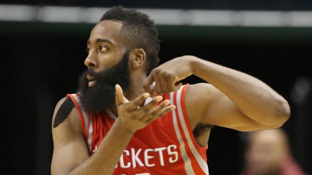 Houston SG James Harden (Photo Courtesy of Brian Spurlock/USA TODAY Sports)