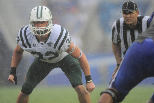 Ohio LB Quentin Poling (Photo Courtesy of Michael Pronzato/Ohio Athletics)